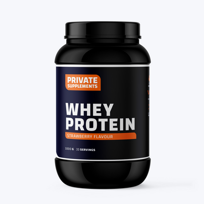 whey protein eiwitshake en eiwitpoeder aardbei kopen private supplements